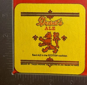 GRANT'S ALE 3,5 POLLICI SOTTOBICCHIERE QUADRATO YAKIMA SCOZZESE - Foto 1 di 2