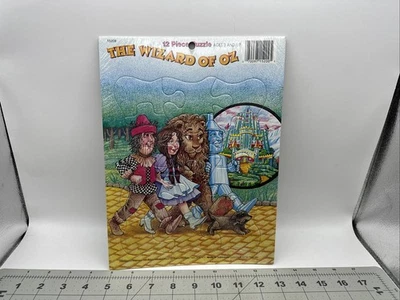 Playmore The Wizard Of Oz 12 Piece Puzzle 1996 Ages 3+  Vintage Sealed New - Image 1 of 4