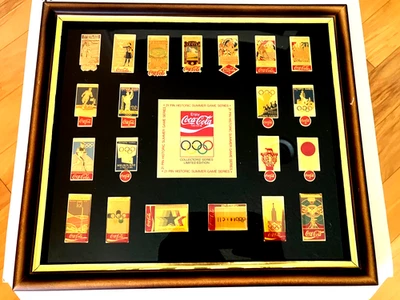 Coca Cola 21 Pin Historic Summer Games Series Collecto Edition Pin Set - Image 1 of 4