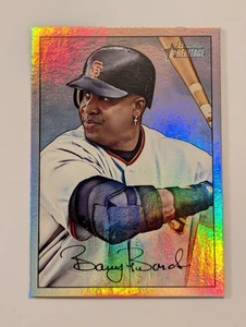 Bowman Heritage Barry Bonds 2007 lámina paralela San Francisco Giants #200 - Imagen 1 de 2