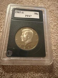 1987-S 50c Kennedy Half Dollar PF67 San Francisco - Bild 1 von 2