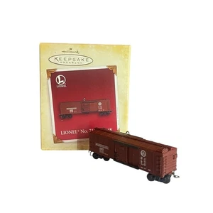 Hallmark Keepsake “LIONEL No. 714 Boxcar” Ornament vintage 2005 with box - Picture 1 of 12