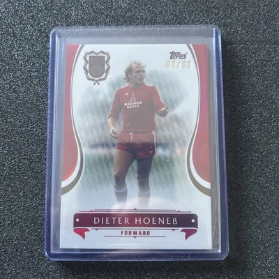 Topps Bayern Munich 125th Anniversary Dieter Hoeneß 67/99 - Image 1 of 2