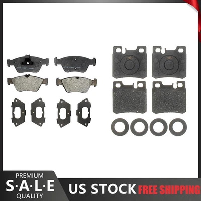 For 2000 1999 Mercedes-Benz C230 Front & Rear Element3 Metallic Brake Pads Foto 1 de 4