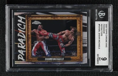 2025 Topps Chrome WWE Paradigm Refractor Shawn Michaels #PAR-SML BGS 9 MINT - Image 1 of 2