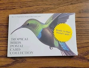 USPS 1997 Tropical Birds Book Set of 20 Postal Cards Collection Sealed - Picture 1 of 6