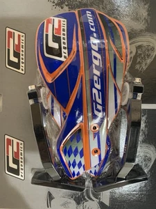 G2 ERGONOMICS XC1 HANDGUARDS ORANGE BLUE - Picture 1 of 1