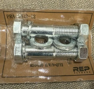 Rep Fitness Hardware 2 Pack Bolts M24*120 B/W/N P/N PRA-5412-12 - Picture 1 of 2