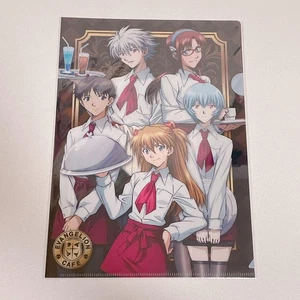 Evangelion Animate Cafe Collaboration Limited Clear File Kaworu Rei - Picture 1 of 2