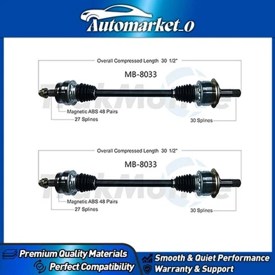 Eje trasero izquierdo trasero derecho CV para Mercedes-Benz C63 AMG 2008-2015 Foto 1 de 2