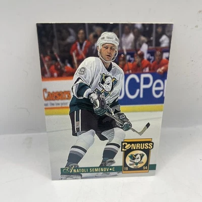 Anatoli Semenov Mighty Ducks 1993 Donruss Leaf Hockey Card #3 NHL - Image 1 of 2