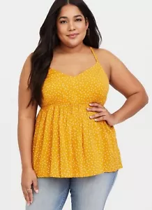 NWOT Torrid Babydoll Challis Sweetheart Tank Women’s Size 2X - Picture 1 of 11