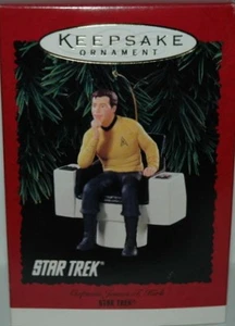 Hallmark Keepsake Ornament STAR TREK 1995 Captain James Kirk Mint in Box! - Picture 1 of 7