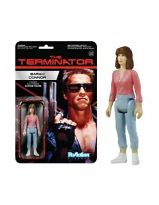 FUNKO REACTION TERMINATOR SARAH CONNOR VINTAGE RETRO FIGURE NEW! T 1000 - Imagen 1 de 1