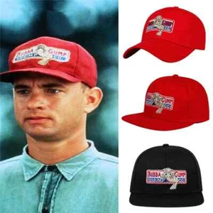 Bubba Gump Shrimp Co. Red Trucker Hat Forrest Gump Cap Costume Baseball Hat - Picture 1 of 27