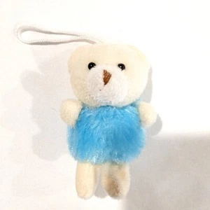 Ornament Plush Mini Bear Hanging Christmas Party Favor 3" Soft - Picture 1 of 2