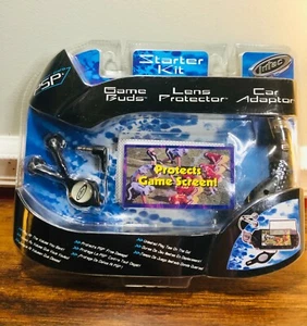 Intec Sony PSP Starter Kit with Ear Buds/Lens Protector/Car Adapter - Brand New - Picture 1 of 3