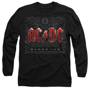 ACDC Black Ice Mens Long Sleeve T-Shirt, Black - Picture 1 of 3