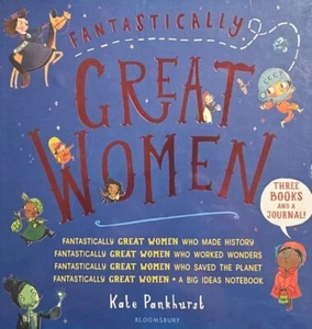 NEW FANTASTICALLY GREAT WOMEN Boxed Books Kids | Kate Pankhurst | 3 HC & Journal - Picture 1 of 3