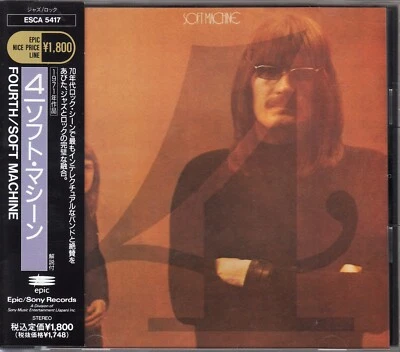 SOFT MACHINE / FOURTH JAPAN CD OOP w/OBI Foto 1 de 2