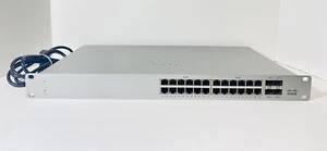 Cisco Meraki MS120-24P-HW PoE Switch 24 ports - UNCLAIMED- Great Condition - Picture 1 of 9