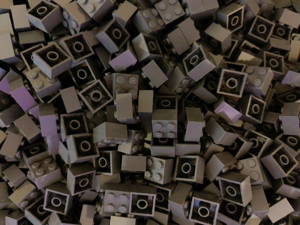 LEGO 2x2 Bausteine - Standard - Dunkelgrau/gray - 100/50/20 - 3003 - NEU - Bild 1 von 1