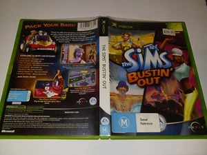 THE SIMS BUSTIN' OUT (MICROSOFT XBOX GAME, M) (184553 A) - Picture 1 of 3