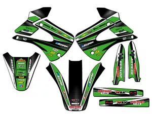 2001-2013 KX 100 VIGOR Green Senge Graphics Kit Compatible with Kawasaki - Picture 1 of 10