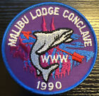 1990 Malibu Lodge No 566 Conclave Patch Order Of The Arrow Boy Scouts Of America