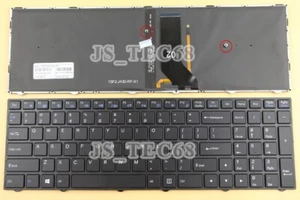 Nuovo per Clevo N550RC N550RC1 N550RN N350DV N350DW tastiera bianca retroilluminata Stati Uniti - Foto 1 di 2