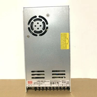 One New MEAN WELL LRS-350-24 24V 14.6A Switching Power Supply - Image 1 of 4