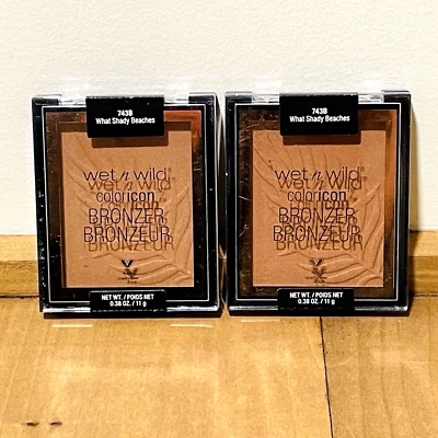 Wet n Wild 2 Bronzer SHADY BEACHES 743B 0.38 oz SEALED - Image 1 of 4