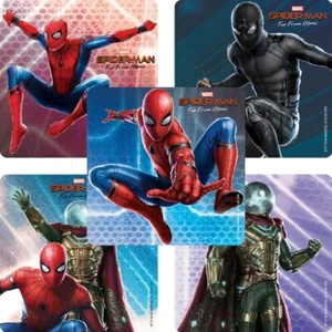 Spider-Man Stickers x 5 - Favours - Birthday Party - Far from Home Spidey Party - Picture 1 of 6