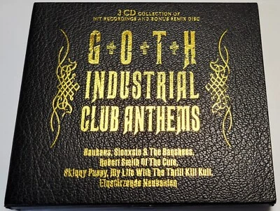 VARIOUS -  Goth Industrial Club Anthems (3CD/2005 Cleopatra Records CLP 1466-2) - Image 1 of 4