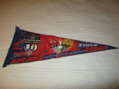 NFL/Grande/Banderín (40º/ANN/PRO/FÚTBOL/SALÓN/FAMA/JUEGO) 2003/Bonito Foto 1 de 4