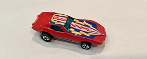 Vintage Hot Wheels red Corvette Stingray diecast car 1975 Hong Kong - Picture 1 of 5