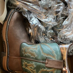 Rocky Kinderstiefel Neu Ride Junior quadratische Zehenpartie Größe 13,5 Ride Bean Zehenpartie blau Neu!! - Bild 1 von 5
