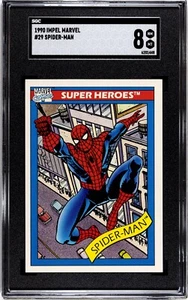 1990 Impel Marvel Spyder Man #29 SGC 8 - Picture 1 of 2