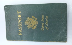 Passaporto USA vintage scaduto 1972 per COLLEZIONE visti Olanda Francia saudita - Foto 1 di 10