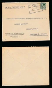 NETHERLANDS 1937 DUTCH SCHEEPSPOST SHIP CARNAVON CASTLE + RENSELLAER KNSM ENV - Picture 1 of 3
