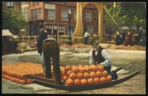 Niederlande Wijk aan Zee Käsemarkt Alkmaar Käsetransport 1925 Postkarte - Bild 1 von 2