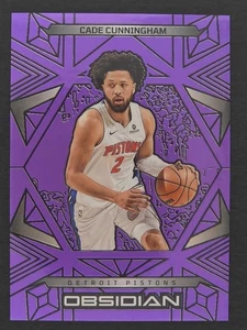 2024-25 Panini Obsidian Cade Cunningham /75 - Purple Etch Parallel! - Bild 1 von 2