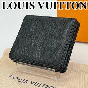 Louis Vuitton Portomonet Bowitte Taiga Epicea Coin Case Black Lv Logo - Picture 1 of 14