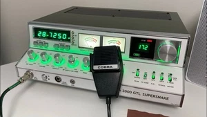Cobra 2000 Super Snake CB Radio SSB Snake Radio Customs Rzadkie Tylko 1 w Wielkiej Brytanii - Zdjęcie 1 z 9