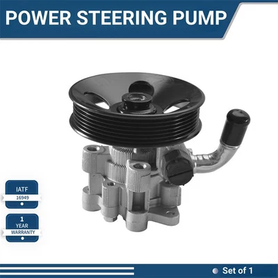 Power Steering Pump For 05-10 Jeep Commander Grand Cherokee Sport Utility 4-Door - Image 1 of 4