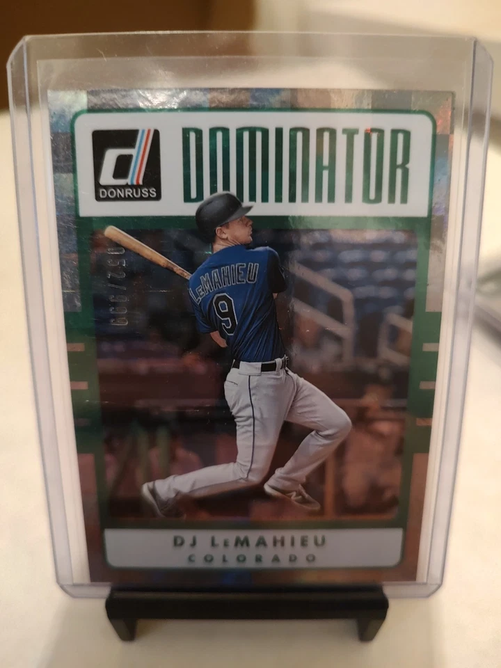 2017 Panini Donruss - Dominators D.J. LeMahieu #D-5 /999 - Image 1 of 1