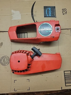 Craftsman 2.0 Motosierra Retroceso Tirar Arranque Conjunto Embrague Cubierta Roja 1800 2000 Foto 1 de 4