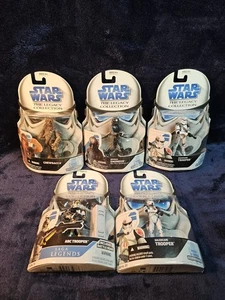 Star Wars Saga Sammlung Neu in Verpackung Figur 5 Stück Lot Chewbaca Engineer Arc 2x Saleucami - Bild 1 von 11