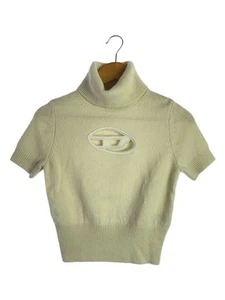 DIESEL KNIT SWEATER (THICK XS WOOL Ivory SOLID) Used - Picture 1 of 6