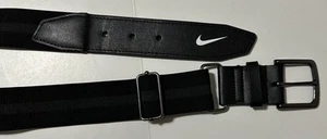 NWOT Nike Adjustable Belt Diamond Sports Fits Waist Sizes 28” - 43” Black - Picture 1 of 2